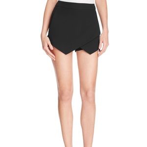BLOOMINGDALES AQUA FAUX WRAP SKORT